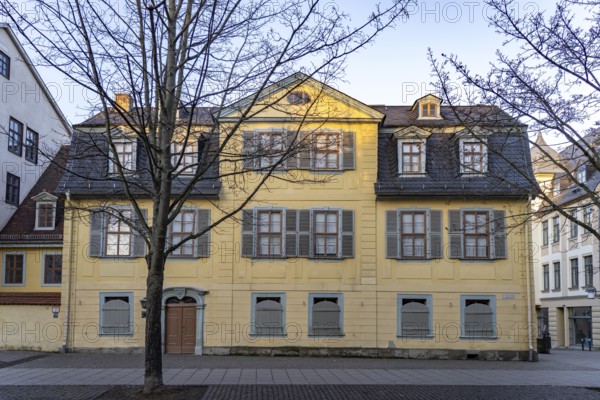 Friedrich Schiller's house on the Esplanade in Weimar, Thuringia, Germany