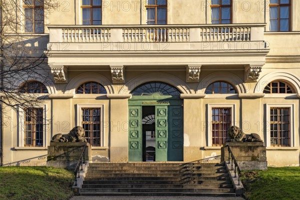 Portal to the Palace Museum in Weimar, Thuringia, Germany