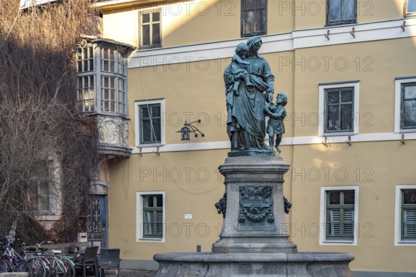 The Donndorf Fountain in Weimar, Thuringia, Germany