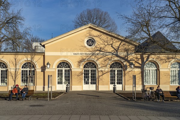 House of the Weimar Republic on Theatre Square in Weimar, Thuringia, Germany