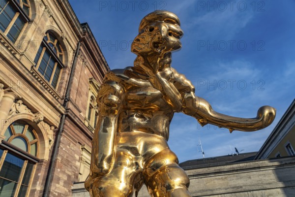 Sculpture Großer Großer Geist by Thomas Schuette at the Museum Neues Weimar in Weimar, Thuringia, Germany