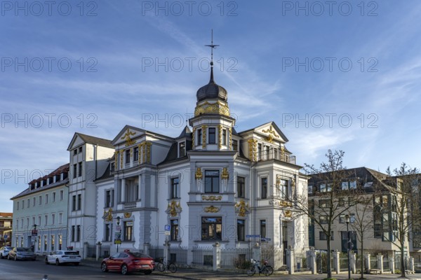 Art Nouveau building in Weimar, Thuringia, Germany