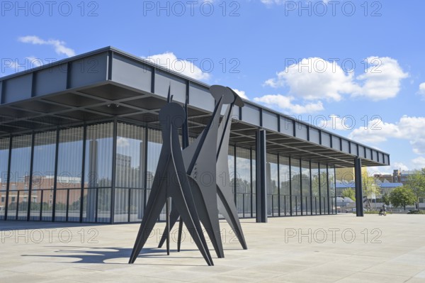 Neue Nationalgalerie, Kulturforum, Potsdamer Straße, Tiergarten, Mitte, Berlin, Germany