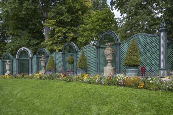 Castle Park, New Castle, Hermitage, Bayreuth, Upper Franconia, Franconia, Bavaria, Germany