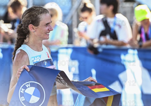 Fabienne Koenigstein best German runner with a time of 02:22:17 hours at the Berlin Marathon 2025