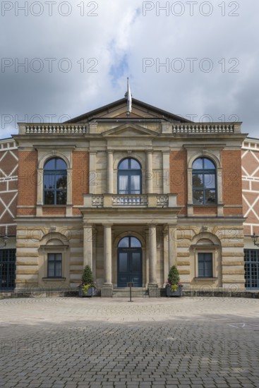Festival Theatre, Festival Hill, on the Green Hill, Bayreuth, Upper Franconia, Franconia, Bavaria, Germany