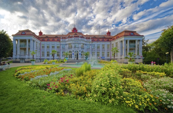 Smetana Park, named after the composer B edrich Smetana, Elisabethbad, Karlovy Vary, Bohemia, Czech Republic