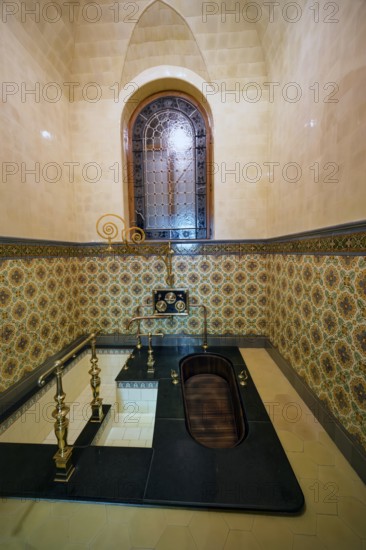 Luxury spa Kaiserbad, bathing room of Emperor Franz, interior, interior, spa, healing spring, health, mineral, mineral water, illness, Karlovy Vary, Karlovy Vary, Bohemia, Czech Republic