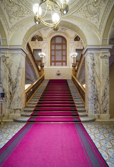 Luxury Spa Imperial Spa, Staircase, Interior, Interior, Spa, Healing spring, Health, Mineral, Mineral water, Illness, Karlovy Vary, Karlovy Vary, Bohemia, Czech Republic