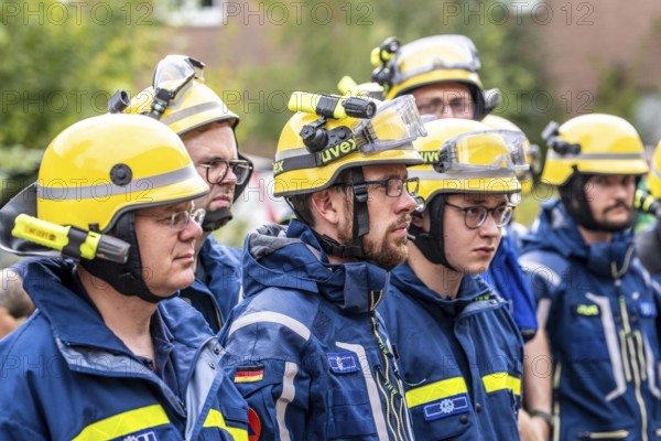 Major exercise FÜLEX25, of the THW, Technisches Hilfswerk, Landesverband North Rhine-Westphalia, on 4 weekends over 3500 volunteers from the 127 North Rhine-Westphalia local organisations practise many different operational scenarios in the field of disaster control and civil defence
