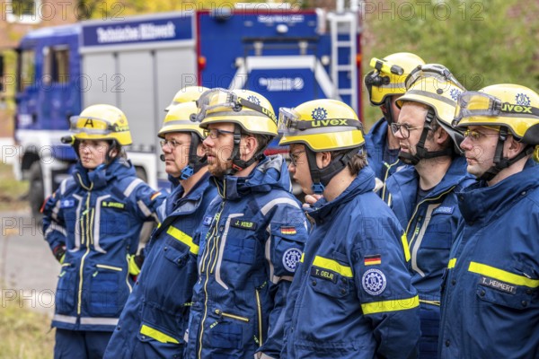Major exercise FÜLEX25, of the THW, Technisches Hilfswerk, Landesverband North Rhine-Westphalia, on 4 weekends over 3500 volunteers from the 127 North Rhine-Westphalia local organisations practise many different operational scenarios in the field of disaster control and civil defence
