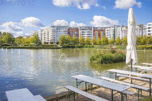Angel basin in Berlin, Germany