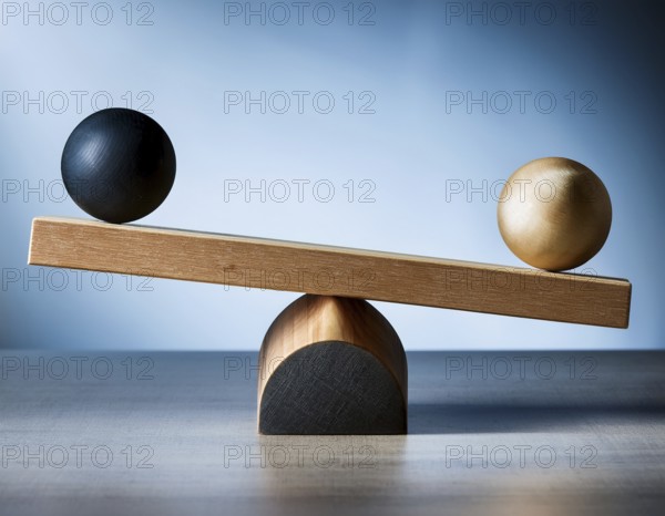 Artistic arrangement balance, illustrating equilibrium, imbalance, and relationships. The image evokes concepts of balance, contrast, and the dynamics of stability and inequality, AI generated