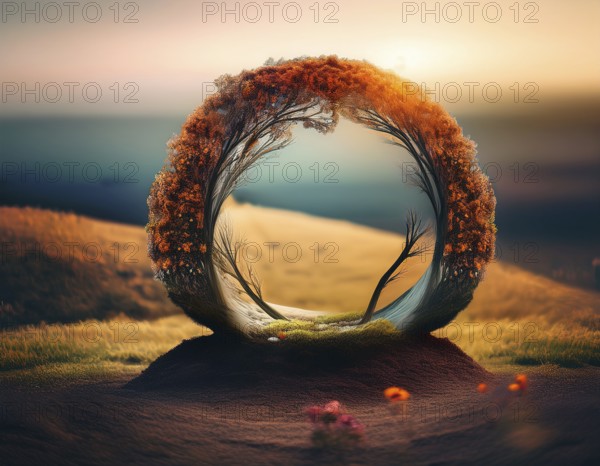 Art of Allah's, God's act of creation:, call forth, command into being, speak into existence, create from nothing, breathe life into, bring forth, set in motion, AI generated