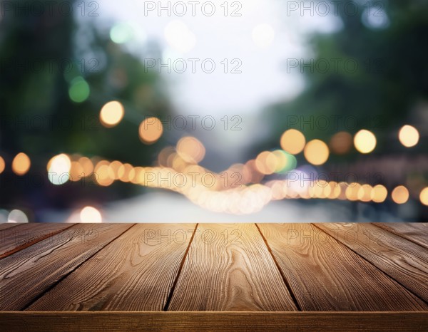 Blurred Abstract Background with Bokeh Lights. Abstract Modern Particle Wallpaper, AI generated