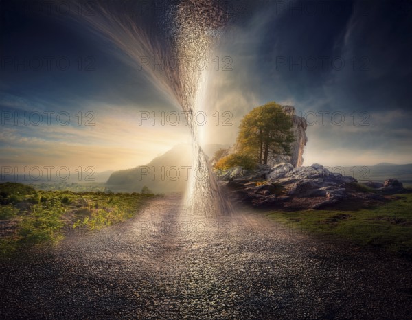 Life Concept. Existence survival being consciousness. Growth of new life, AI generated