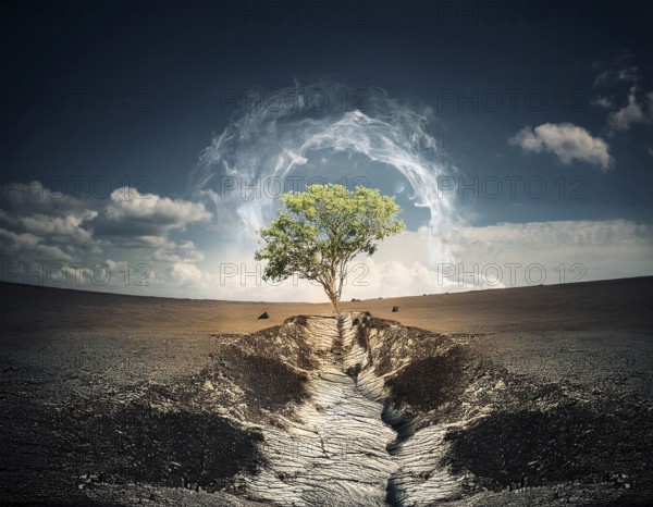 Life Concept. Existence survival being consciousness. Growth of new life, AI generated