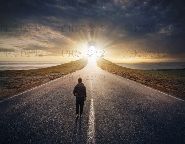 Life Concept. Existence survival being consciousness. Growth of new life, AI generated