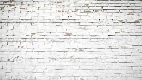 Rustic red brick wall poster print showcasing vintage industrial charm for modern loft, office, or home décor, AI generated