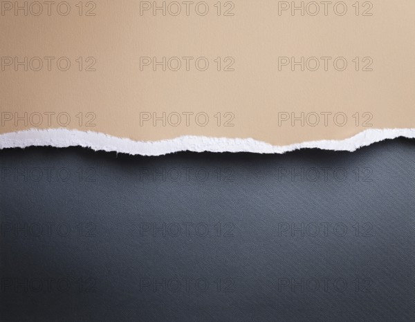 Torn paper reveals a surface underneath, symbolizing mystery and space, AI generated