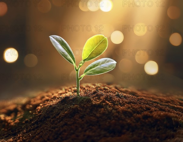 Life Concept. Existence survival being consciousness. Growth of new life, AI generated