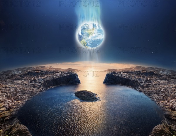 Art of Allah's, God's act of creation:, call forth, command into being, speak into existence, create from nothing, breathe life into, bring forth, set in motion, AI generated