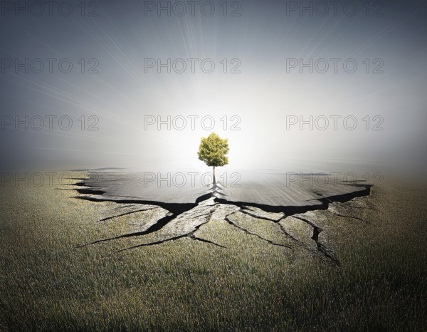 Life Concept. Existence survival being consciousness. Growth of new life, AI generated