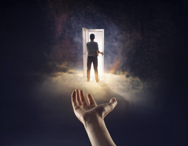 Surreal abstract conceptof death, AI generated