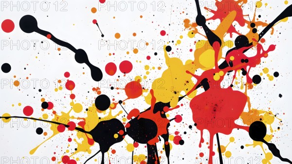 Abstract modern dynamic colors background, AI generated