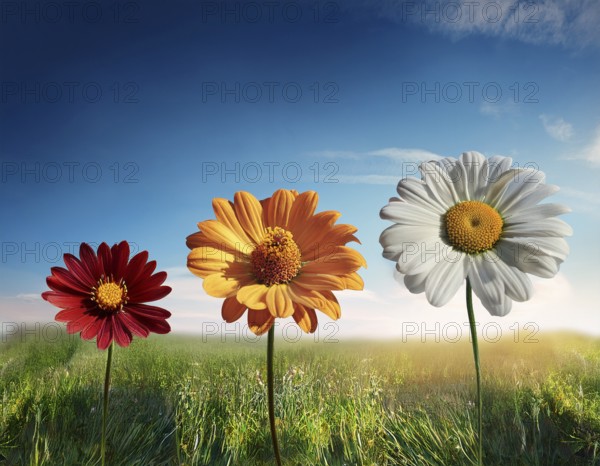 Growing flowerPlant Sequence - a seedling grows progressively- metaphor for success or growth, AI generated