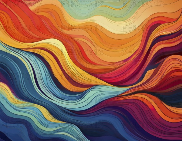 Abstract Modern Background. abstract graphic elements for presentation background design, AI generated