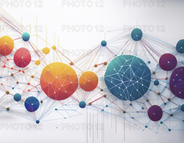 A beautifully designed digital rendering of Earth from space, showcasing glowing city lights connected by network lines, symbolizing global communication and technology connectivity, AI generated