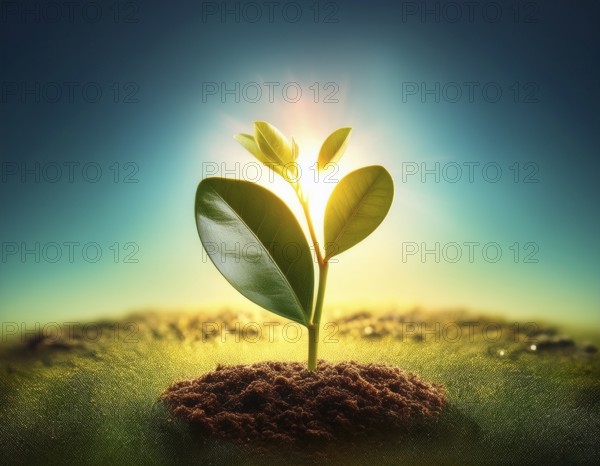 Life Concept. Existence survival being consciousness. Growth of new life, AI generated