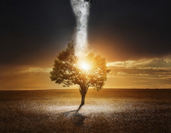 Life Concept. Existence survival being consciousness. Growth of new life, AI generated