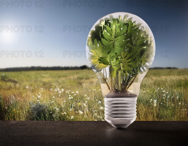 Ecology and Environment concept. Environment Earth Day In the hands of trees growing seedlings, reduce global warming, AI generated