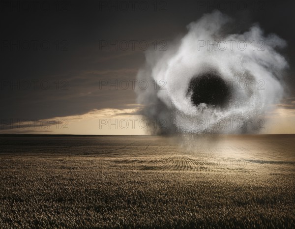 Surreal abstract conceptof death, AI generated