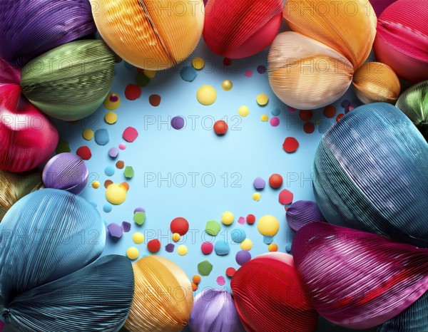 Abstract colorful background. with colorful elements, AI generated