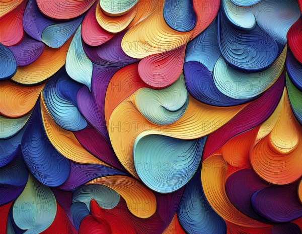 Abstract colorful background. with colorful elements, AI generated