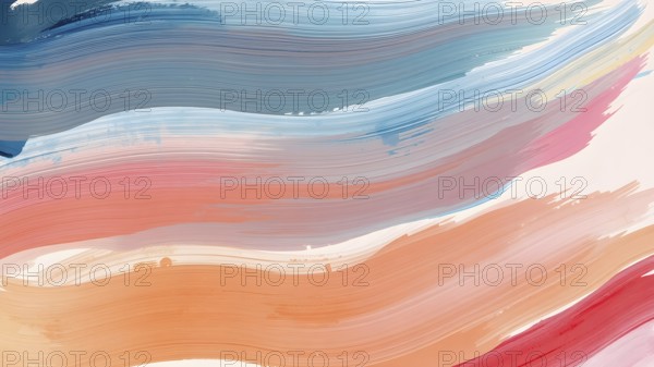 Minimalist black brush strokes abstract poster with ink-inspired textures for modern interior wall décor, AI generated