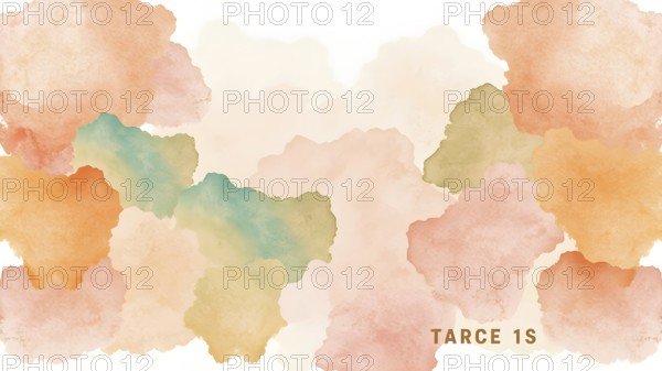 Colorful brush strokes abstract poster featuring painterly textures and artistic background design for modern creative wall décor, AI generated
