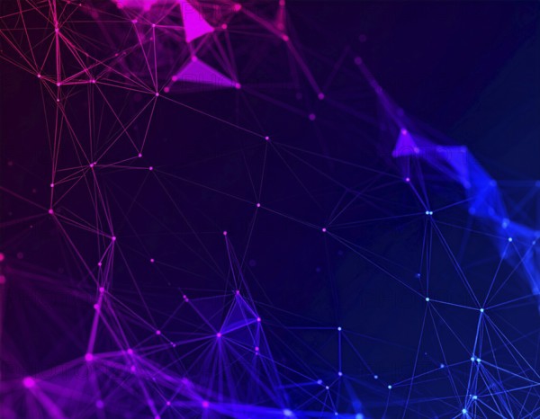 Neural network glowing brain wall art poster, abstract digital connections symbolizing intelligence, learning, and futuristic design, AI generated