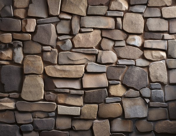 Textured rock pattern background wall poster symbolizing strength, nature's artistry, and timeless rustic decorative wall charm, AI generated