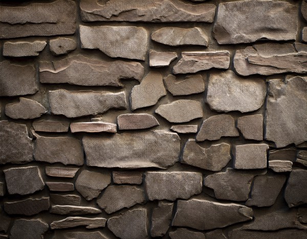 Textured rock pattern background wall poster symbolizing strength, nature's artistry, and timeless rustic decorative wall charm, AI generated