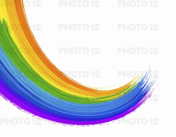 Creative brush strokes abstract poster combining painterly textures and vibrant background, ideal for home and office décor, AI generated