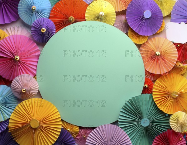 Abstract colorful background. with colorful elements, AI generated