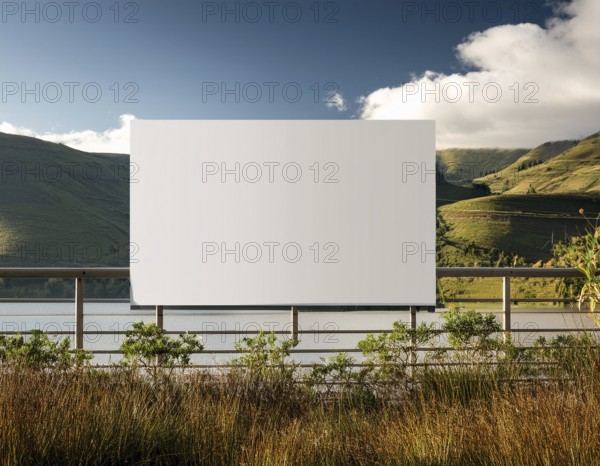 Empty paper template copy space for mockup and display design, AI generated