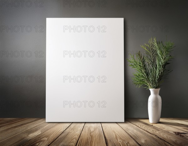 Empty paper template copy space for mockup and display design, AI generated