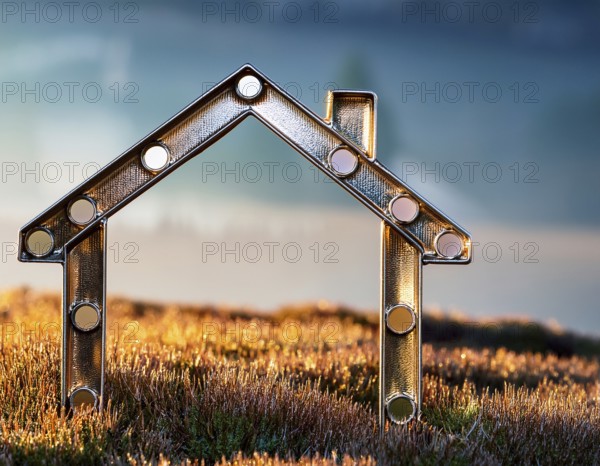 Property home and real estate insurance concept. miniature model house. Mortgage concep, AI generated