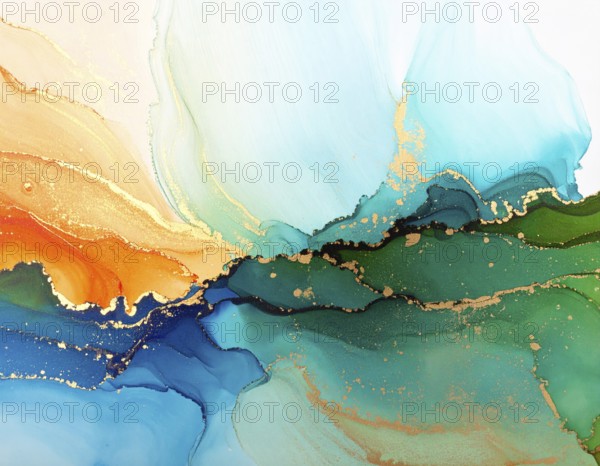 Colorfully painted background with vivid brush strokes and abstract design, symbolizing creativity, expression, and artistic inspiration, AI generated