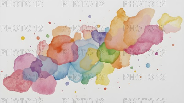 Minimalist black brush strokes abstract poster with ink-inspired textures for modern interior wall décor, AI generated